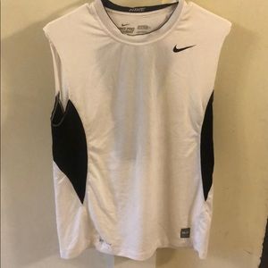 White Nike tank top